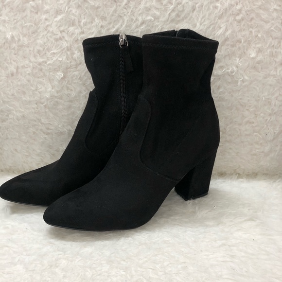 Steve Madden Elory black block heel ankle boots - Picture 3 of 8